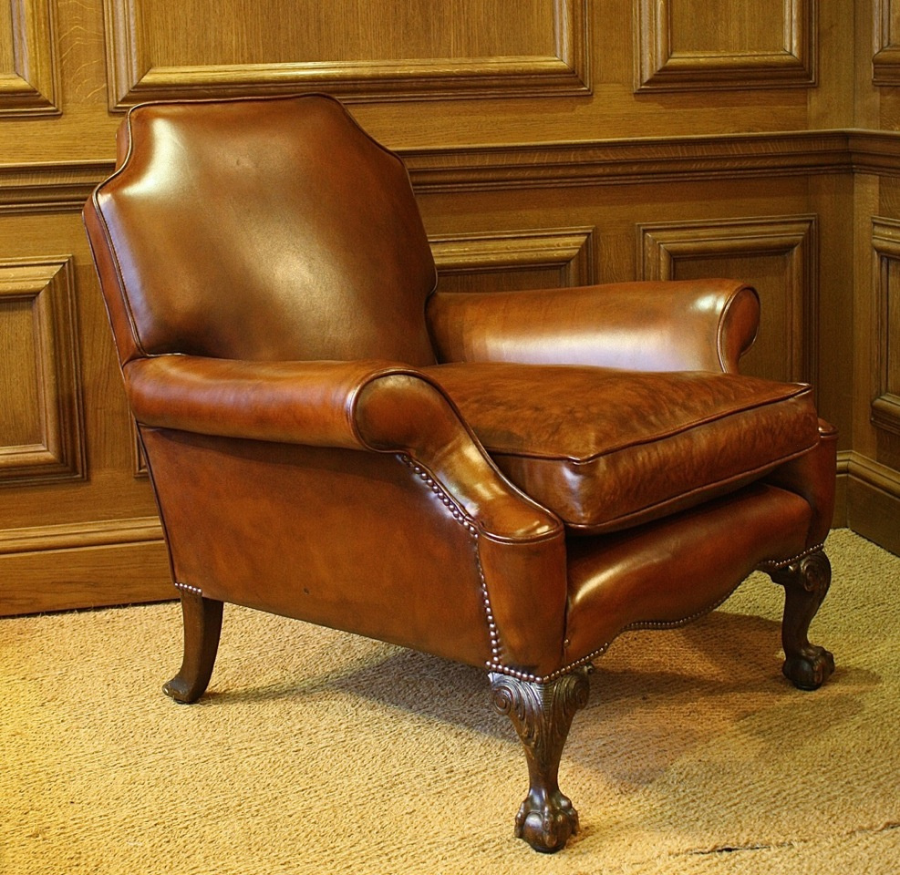 Leather Chairs of Bath Chelsea Design Quarter Antique Leather Armchair